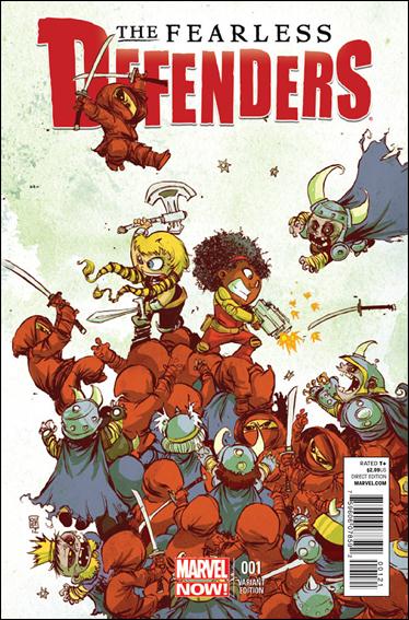 Fearless Defenders issue 1-D Skottie Young "Baby" Cover