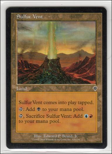 Magic the Gathering: Invasion (Base Set) card 328 Sulfur Vent