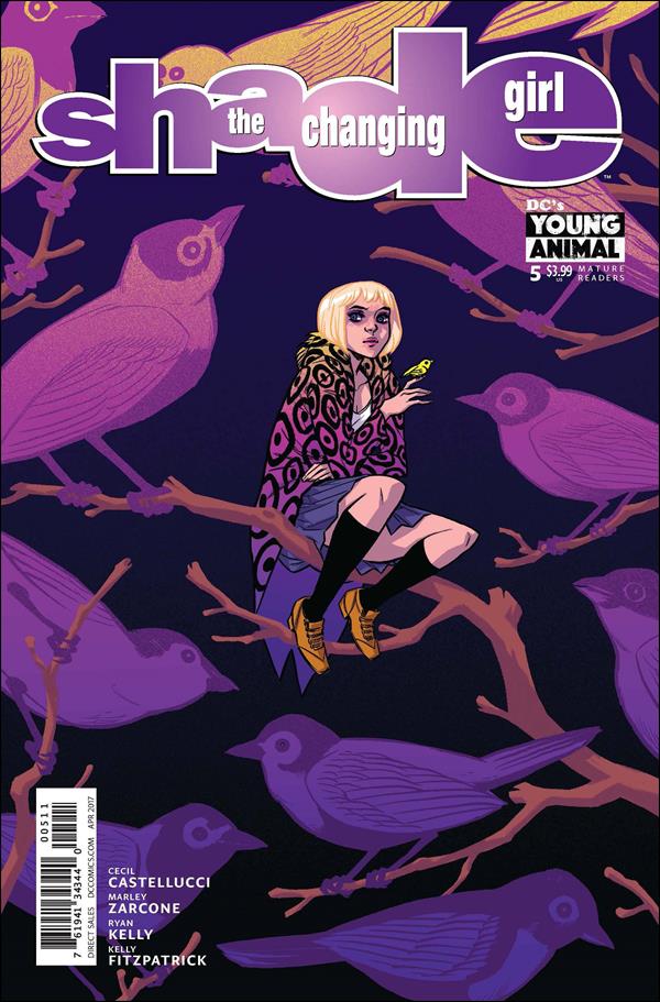 Shade, the Changing Girl issue 5 Becky Cloonan Cover