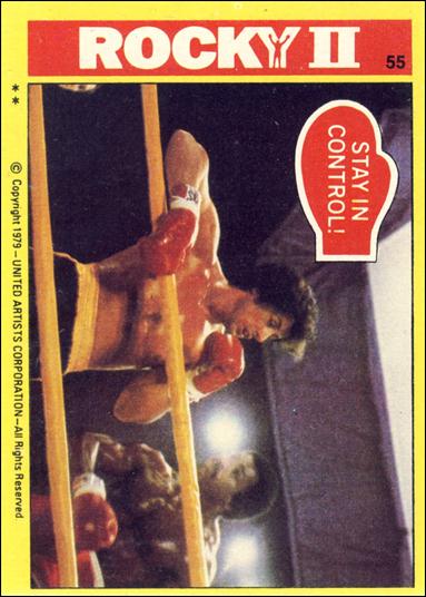 Rocky II (Base Set) card 55 Stay in Control!