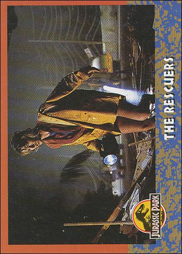 Jurassic Park (Base Set) card 47 The Rescuers