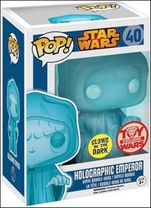 POP! Star Wars figure 40 Holographic Emperor (Glow in the Dark) Toy Wars