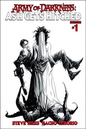 Army of Darkness: Ash Gets Hitched issue 1-H Jae Lee 1:10 Black & White Cover