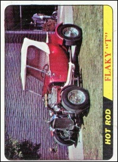 Hot Rods (Base Set) card 26-C Flaky "T"  (Pink Back)