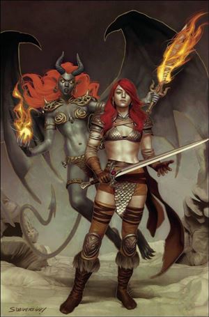 Red Sonja / Hell Sonja issue 2-H Drew Moss 1:20 Virgin Cover