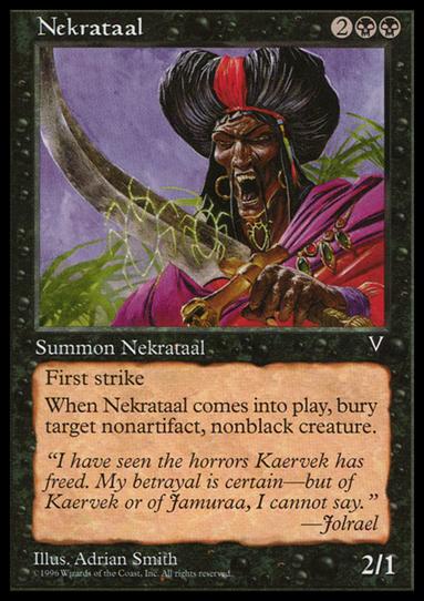 Magic the Gathering: Visions (Base Set) card 66 Nekrataal
