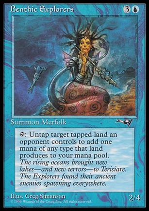 Magic the Gathering: Alliances (Base Set) card 24 Benthic Explorers