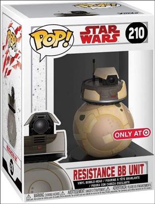 POP! Star Wars figure 210 Resistance BB Unit Target Exclusive