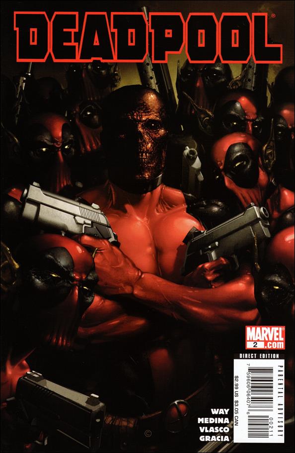 Deadpool (2008) issue 2 Clayton Crain Cover
