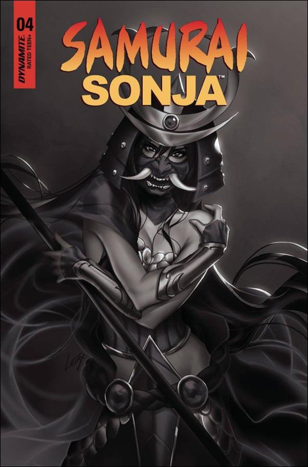 Samurai Sonja issue 4-F Leirix Li Black and White 1:10 Cover