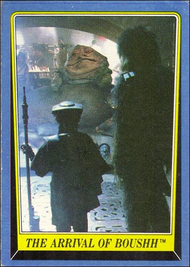 Star Wars: Return of the Jedi: Series 2 (Base Set) card 185 The Arrival of Boushh