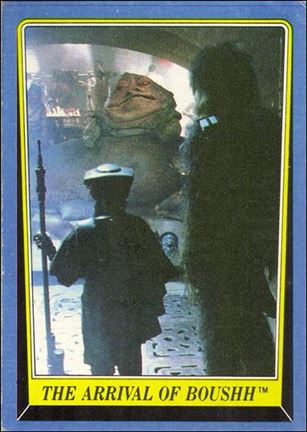 Star Wars: Return of the Jedi: Series 2 (Base Set) card 185 The Arrival of Boushh