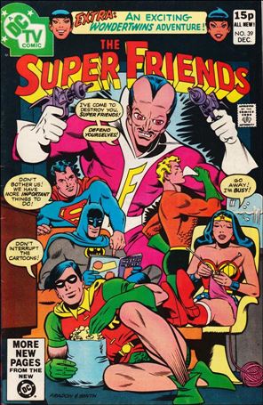 Super Friends (1976) issue 39-B UK Price Cover