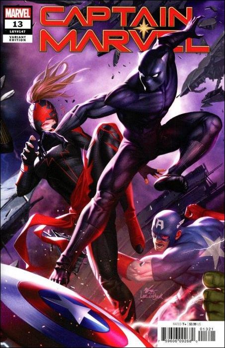 Captain Marvel (2019) issue 13-B InHyuk Lee Connecting Cover