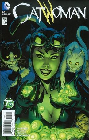 Catwoman (2011) issue 44-B E. Lupacchino Green Lantern 75th Anniversary Cover