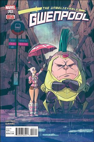 Unbelievable Gwenpool issue 3 Stacey Lee Cover