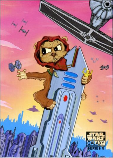 Star Wars Galaxy: Series 5 (Base Set) card 3 Ewok Kong
