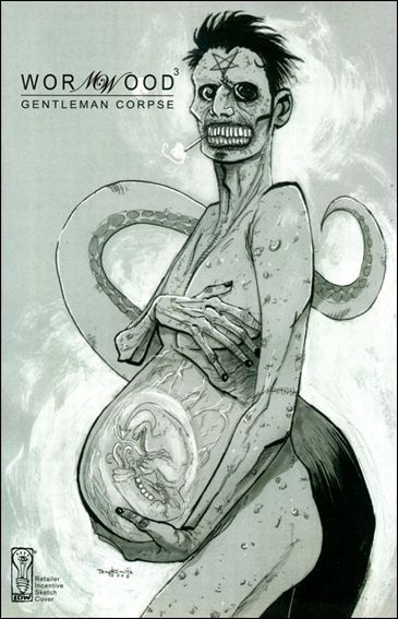 Wormwood: Gentleman Corpse issue 3-B Sketch Cover