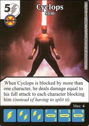Marvel Dice Masters Avengers vs. X-Men  card 38 Cyclops: Slim