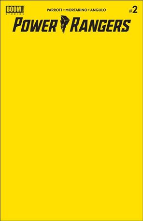 Power Rangers issue 2.00-C Yellow Blank Cover