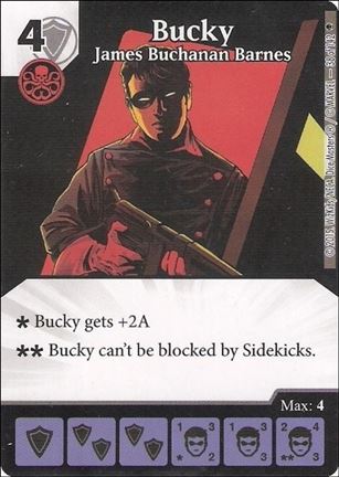 Marvel Dice Masters Age of Ultron  card 38 Bucky: James Buchanan Barnes