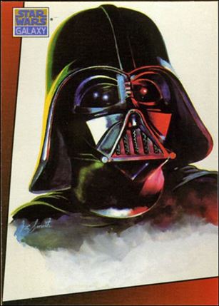 Star Wars Galaxy: Series 1 (Base Set) card 4 Darth Vader