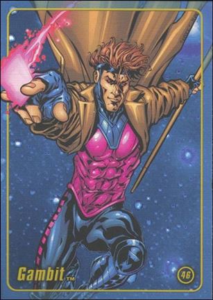 Marvel Heroes Figure Factory: Series 1 (Base Set) card 46 Gambit