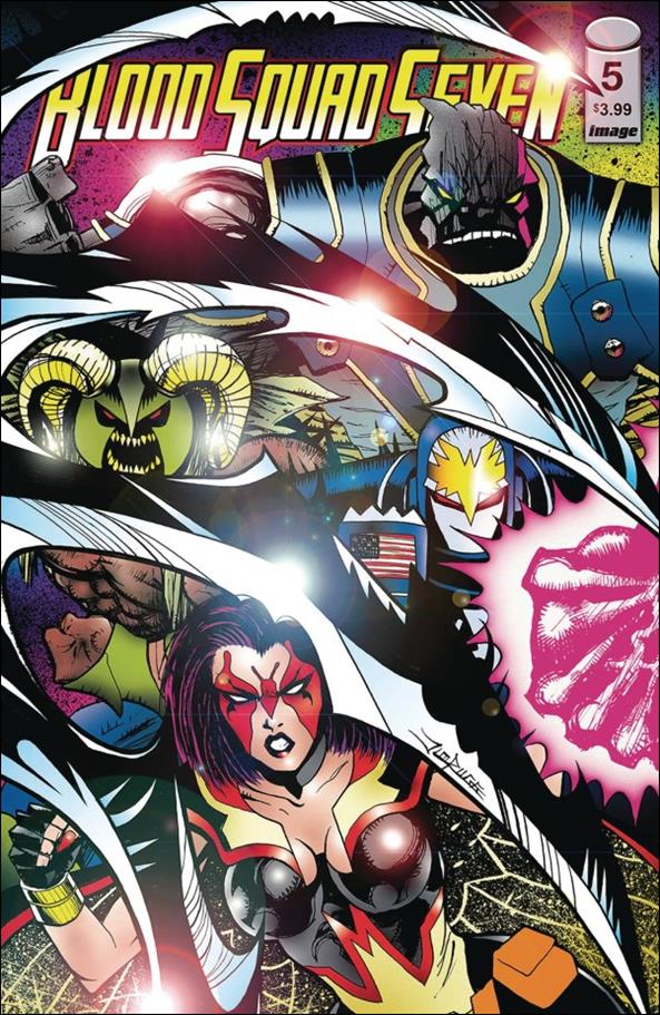 Blood Squad Seven issue 5-D Jim Rugg 1:20 Cover