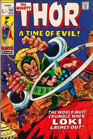 Thor (1966) issue 191-B UK Price Cover