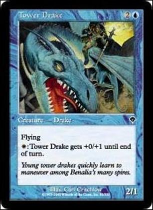 Magic the Gathering: Invasion (Base Set) card 82 Tower Drake