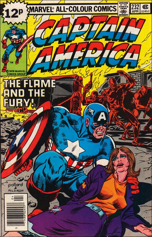Captain America (1968) issue 232-B UK Price Cover