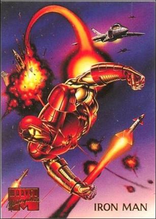1995 Marvel Masterpieces (Base Set) card 53 Iron Man
