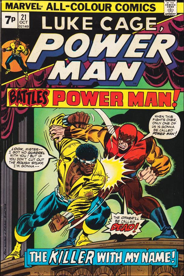 Power Man issue 21-B UK Price Cover