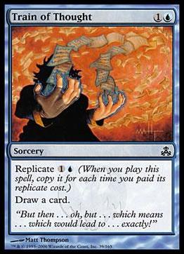 Magic the Gathering: Guildpact (Base Set) card 39 Train of Thought