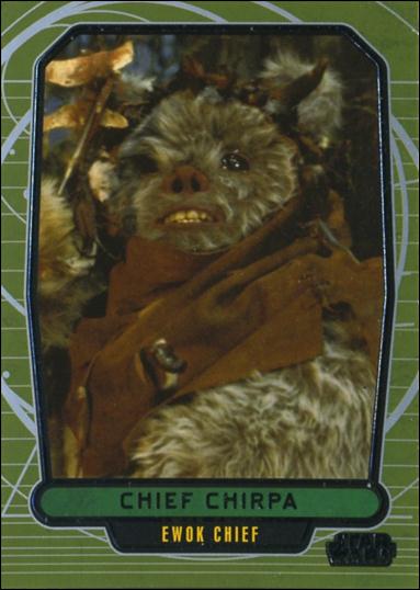 Star Wars Galactic Files (Base Set) card 170 Chief Chirpa Ewok Chief