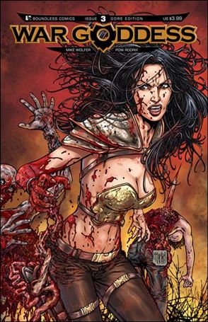 War Goddess issue 3-C Gore Cover