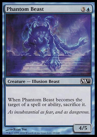 Magic the Gathering: 2011 Core Set (Base Set) card 69 Phantom Beast