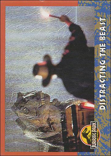 Jurassic Park (Base Set) card 41 Distracting the Beast