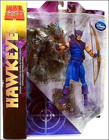 Marvel Select figure 62 Hawkeye with Wasp (Disney Store)
