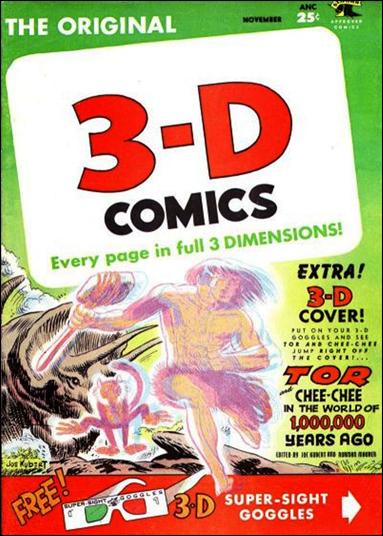 3-D Comics issue 2.1 Green 3D Cover