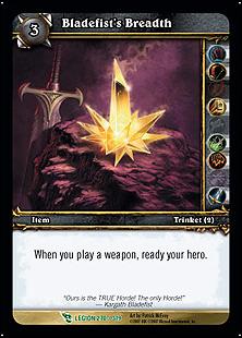 World of Warcraft: March of the Legion (Base Set) card 270 Bladefist's Breadth