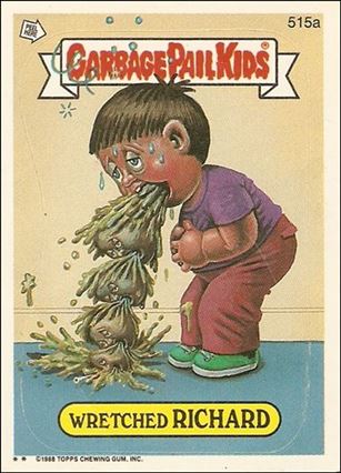Garbage Pail Kids: Series 13 (Base Set) card 515a Wretched Richard