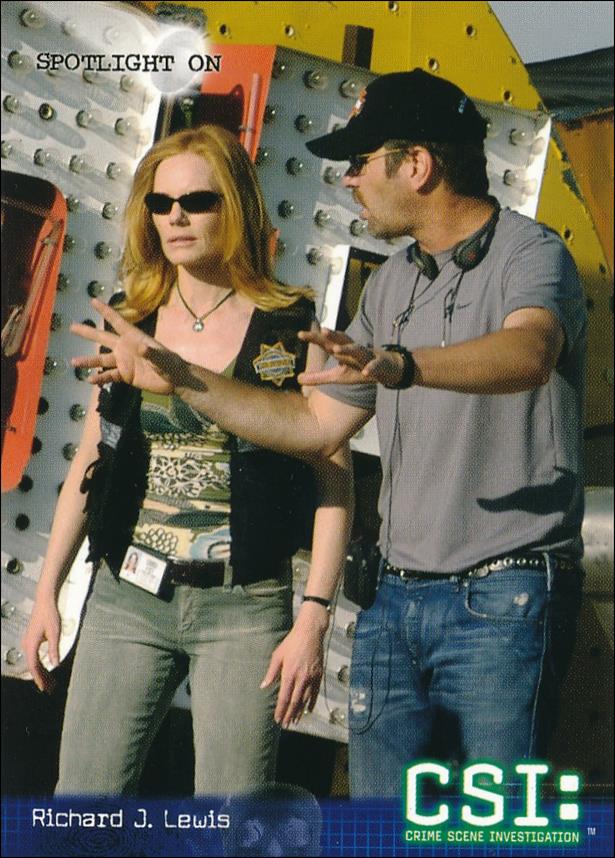 CSI: Crime Scene Investigation - Series Two (Base Set) card 75 Spotlight On Richard J. Lewis