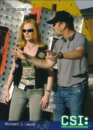 CSI: Crime Scene Investigation - Series Two (Base Set) card 75 Spotlight On Richard J. Lewis