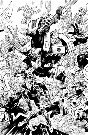 Void Rivals issue 20-G Jason Howard 2nd Anniversary B&W Connecting Cover