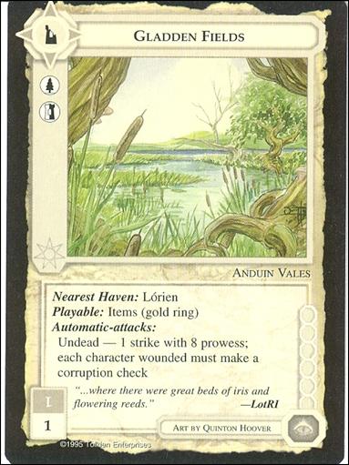 Middle-Earth: The Wizards (Base Set) card 184 Gladden Fields