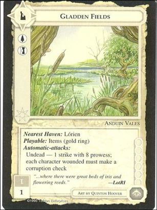 Middle-Earth: The Wizards (Base Set) card 184 Gladden Fields