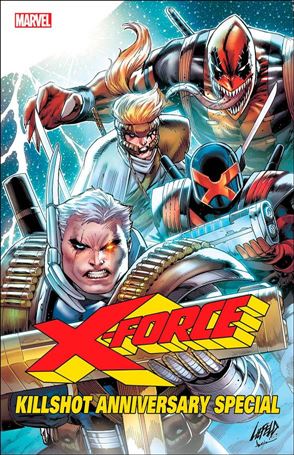 X-Force: Killshot Anniversary Special issue 1-B Rob Liefeld Blue Cover