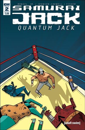 Samurai Jack: Quantum Jack issue 2-B Warwick J. Cadwell Cover