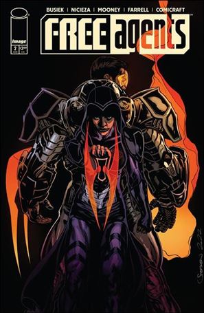 Free Agents (2024) issue 2 Stephen Mooney Cover